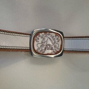 Oilily Leather Heart and Flower Belt Black Heart Floral Belt – BELT DISTRICT main image 4